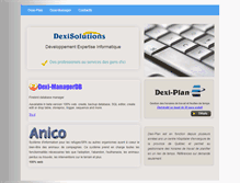 Tablet Screenshot of dexisolutions.com